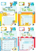 Combo Tập Viết – Dành Cho Bé 5 – 6 Tuổi: Chữ Thường, Chữ Ghép, Viết Chữ Quyển 1 Và Quyển 2 (Bộ 4 Cuốn)