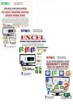 Combo Tin Học Cho Mọi Người – Tự Học Nhanh Excel Bằng Hình Ảnh + Excel Dành Cho Người Bắt Đầu + Tự Học Nhanh Microsoft Office – Microsoft Office Dành Cho Người Bắt Đầu (Bộ 3 Cuốn)