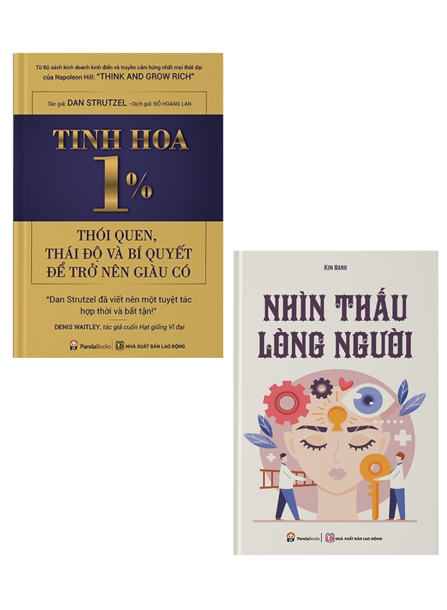 Combo Tinh Hoa 1% + Nhìn Thấu Lòng Người (Bộ 2 Cuốn)