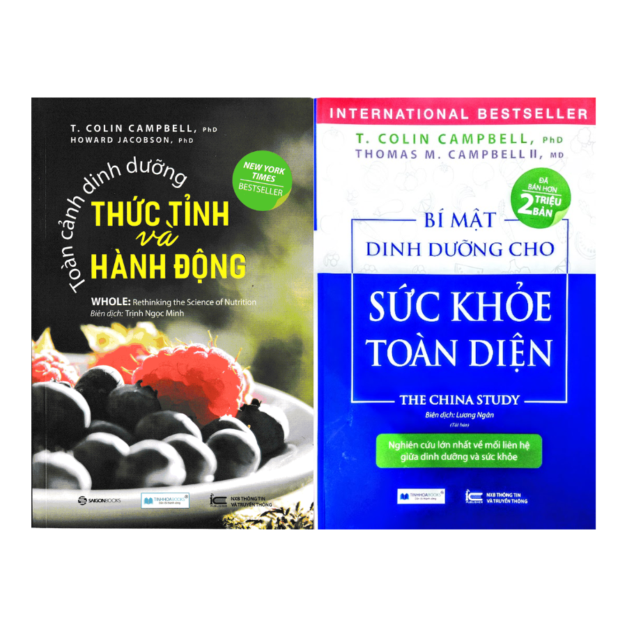 Combo Toàn Cảnh Dinh Dưỡng – Thức Tỉnh + Hành Động Và Bí Mật Dinh Dưỡng Cho Sức Khỏe Toàn Diện