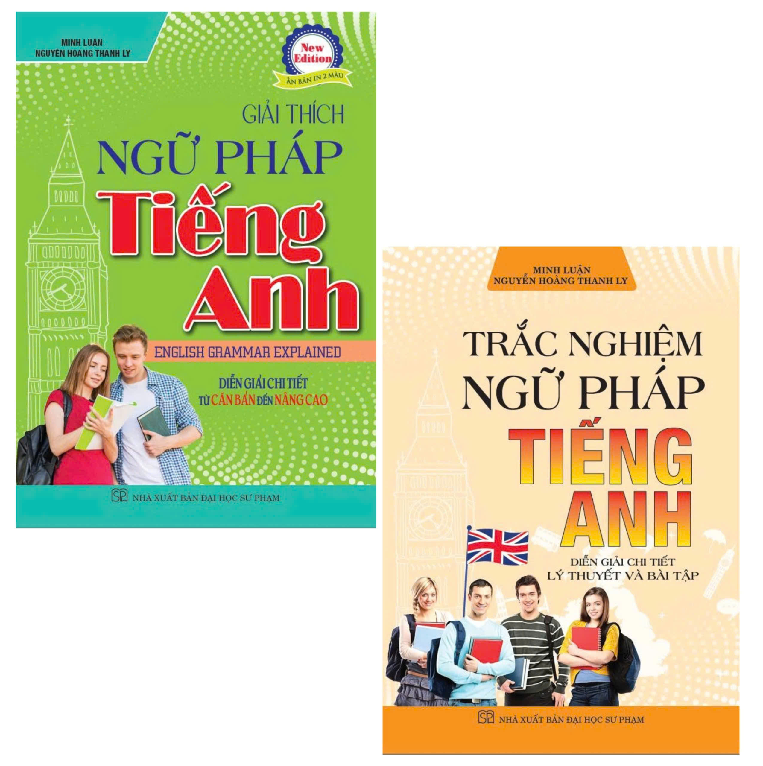 Combo Trắc Nghiệm Ngữ Pháp Tiếng Anh Diễn Giải Chi Tiết – Lý Thuyết Và Bài Tập + Giải Thích Ngữ Pháp Tiếng Anh – Diễn Giải Từ Căn Bản Đến Nâng Cao ( Bộ 2 Cuốn )