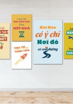 Combo Tranh Treo Tường Tạo Động Lực 01