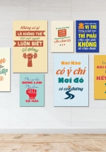 Combo Tranh Treo Tường Tạo Động Lực 12