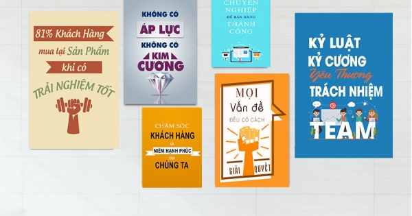 Combo Tranh Treo Tường Tạo Động Lực 34 (Size Nhỏ)