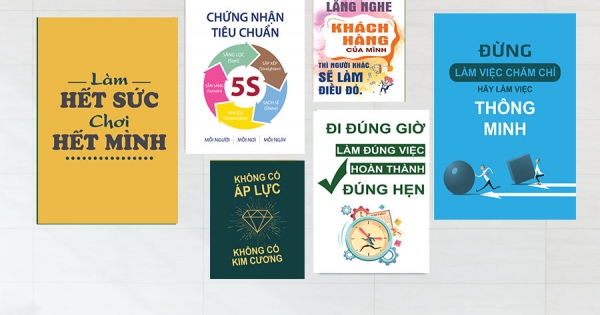 Combo Tranh Treo Tường Tạo Động Lực 38 (Size Nhỏ)