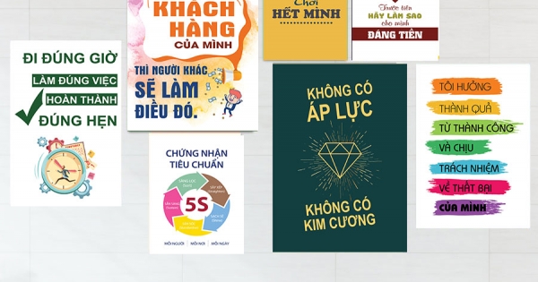 Combo Tranh Treo Tường Tạo Động Lực 46 (Size Nhỏ)