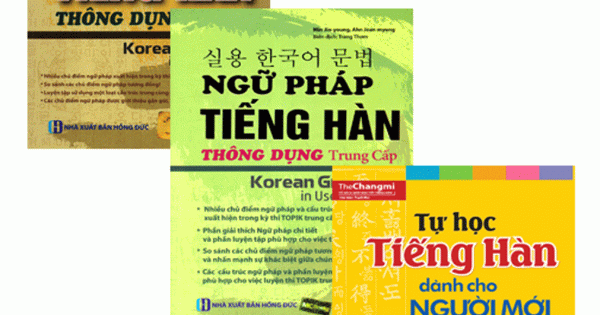 Combo Trọn Bộ Ngữ Pháp Tiếng Hàn Thông Dụng Sơ – Trung Cấp