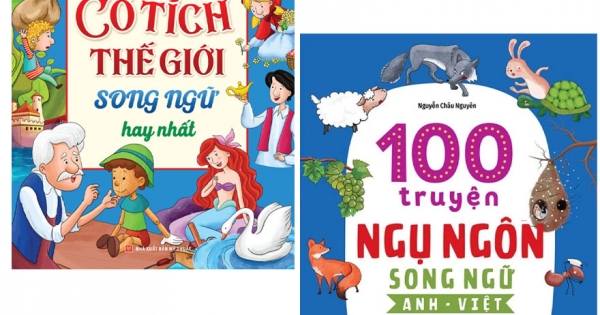 Combo Truyện Song Ngữ Hay Nhất: Truyện Cổ Tích Thế Giới  + 100 Truyện Ngụ Ngôn (Bộ 2 Cuốn)