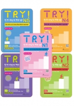 Combo Try! Thi Năng Lực Nhật Ngữ N1 – N5 (Bộ 5 Cuốn)