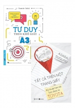 Combo Tư Duy Theo Khổ Giấy A3 + Tất Cả Trên Một Trang Giấy – Kĩ Thuật Tóm Tắt Học Được Từ Toyota (Bộ 2 Cuốn)