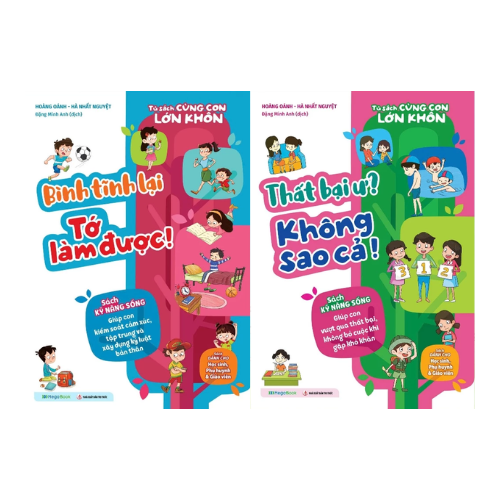 Combo Tủ Sách Cùng Con Lớn Khôn – Bình Tĩnh Lại Tớ Làm Được! + Thất Bại Ư? Không Sao Cả! (Bộ 2 Cuốn)