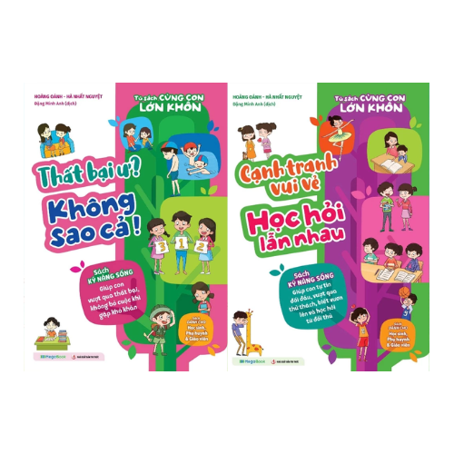 Combo Tủ Sách Cùng Con Lớn Khôn – Thất Bại Ư? Không Sao Cả! + Cạnh Tranh Vui Vẻ Học Hỏi Lẫn Nhau (Bộ 2 Cuốn)
