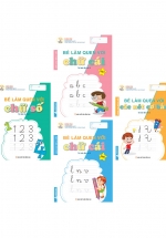 Combo Tủ Sách Mầm Non – Dành Cho Trẻ 5-6 Tuổi: Bé Làm Quen Với Chữ Cái Tập 1 + 2, Chữ Số, Các Nét Cơ Bản (Bộ 4 Cuốn)