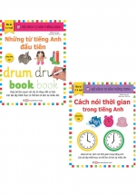 Combo Tự Xóa Thông Minh – Những Từ Tiếng Anh Đầu Tiên + Cách Nói Thời Gian Trong Tiếng Anh (5-7 Tuổi) (Bộ 2 Cuốn)