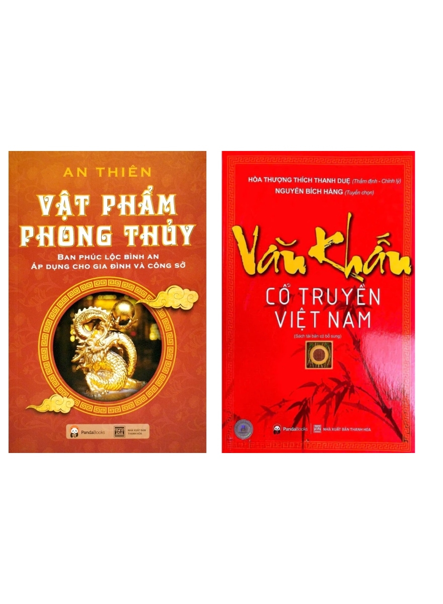 Combo Vật Phẩm Phong Thủy + Văn Khấn Cổ Truyền Việt Nam (Bộ 2 Cuốn)