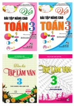 Combo Vở Bài Tập Nâng Cao Toán + Dàn Bài + Tập Làm Văn Lớp 3  (Bám Sát SGK Kết Nối Tri Thức Với Cuộc Sống) (Bộ 4 Cuốn)
