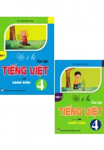 Combo Vở Ô Li Bài Tập Tiếng Việt 4 – Tập 1 +  Tập 2 (Bám Sát SGK Cánh Diều) (Bộ 2 Cuốn)