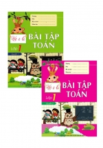 Combo Vở Ô Li Bài Tập Toán Lớp 1 Quyển 1+2 (Bộ 2 Cuốn)