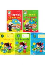 Combo Vở Ô Li + Vở Tập Viết Theo Mẫu Chữ (Bộ 5 Cuốn)