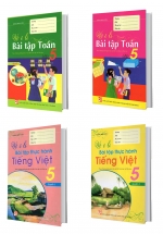 Combo Vở Ô Li Bài Tập Toán – Tiếng Việt Lớp 5 (4 Quyển)