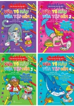 Combo Vừa Tô Màu Vừa Tập Đếm (Bộ 4 Tập)