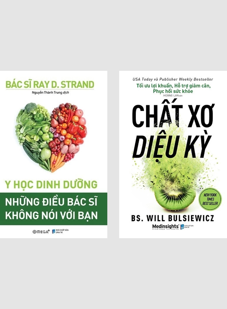 Combo Y Học Dinh Dưỡng – Những Điều Bác Sĩ Không Nói Với Bạn + Chất Xơ Diệu Kỳ (Bộ 2 Cuốn)