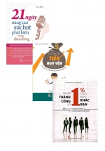 Combo 21 Ngày Nâng Cao Sức Hút Phát Biểu Trước Đám Đông + Đừng Để Tiền Ngủ Yên Trong Túi + Người Thành Công Có 1% Cách Nghĩ Khác Bạn