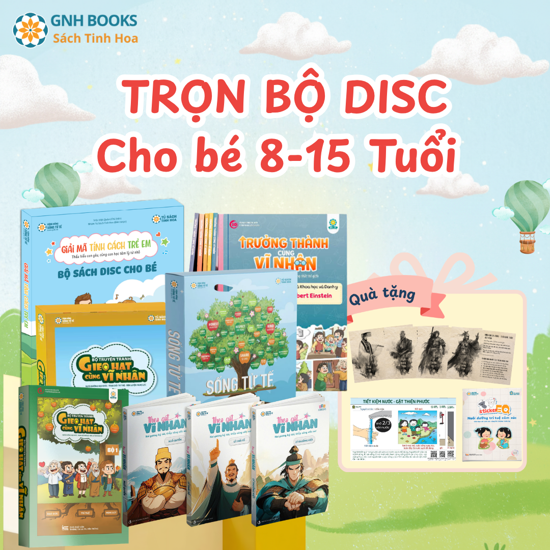 Combo 2: Bộ sách DISC cho trẻ 8-15 tuổi
