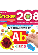 Sách 208 Miếng Dán Hình Thông Minh – Cùng Bé Khám Phá Thế Giới