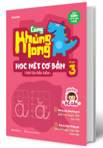Cùng Khủng Long Học Nét Cơ Bản (Bé Gái) – Quyển 3