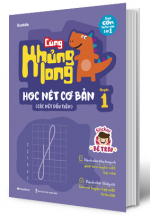 Cùng Khủng Long Học Nét Cơ Bản (Bé Trai) – Quyển 1