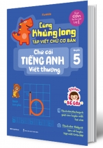 Cùng Khủng Long Tập Viết Chữ Cơ Bản – Chữ Cái Tiếng Anh Viết Thường – Quyển 5 (Bé Gái)