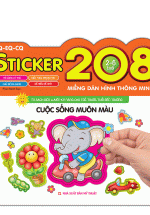 Sách 208 Miếng Dán Hình Thông Minh – Cuộc Sống Muôn Màu