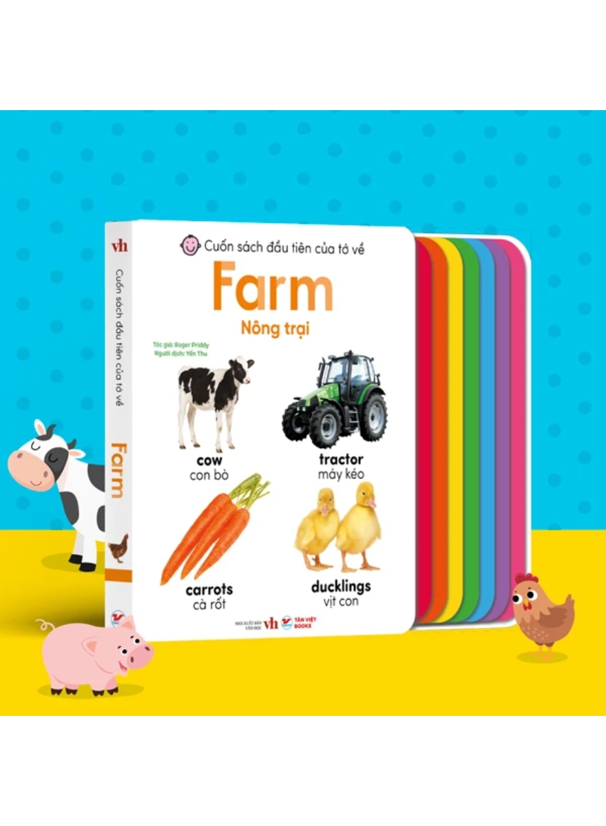 Cuốn Sách Đầu Tiên Của Tớ Về – Farm – Nông Trại (Song Ngữ Anh-Việt)