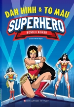 Dán Hình & Tô Màu Superhero Wonder Woman
