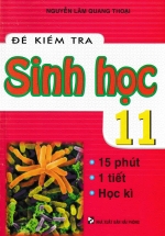 Đề Kiểm Tra Sinh Học 11 – 15 Phút, 1 Tiết, Học Kì