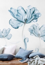 Decal Dán Tường Hoa Màu Nước