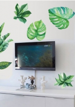 Decal Dán Tường Lá Xanh Nghệ Thuật