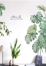 Decal Dán Tường Lá Xanh Nhiệt Đới