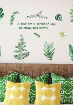 Decal Lá Xanh Nghệ Thuật 2