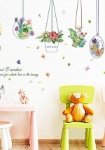 Decal Trang Trí Những Chậu Hoa
