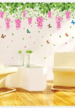 Decal Trang Trí Dàn Hoa Treo Tường