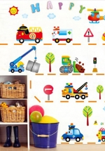 Decal Trang Trí Thế Giới Xe Siêu Kute