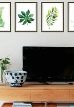 Decal Trang Trí Tường 4 Khung Cỏ Bắc Âu