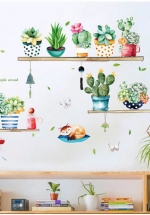 Decal Trang Trí Xương Rồng Sắc Nét