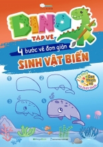 Dino Tập Vẽ – 4 Bước Vẽ Đơn Giản – Sinh Vật Biển