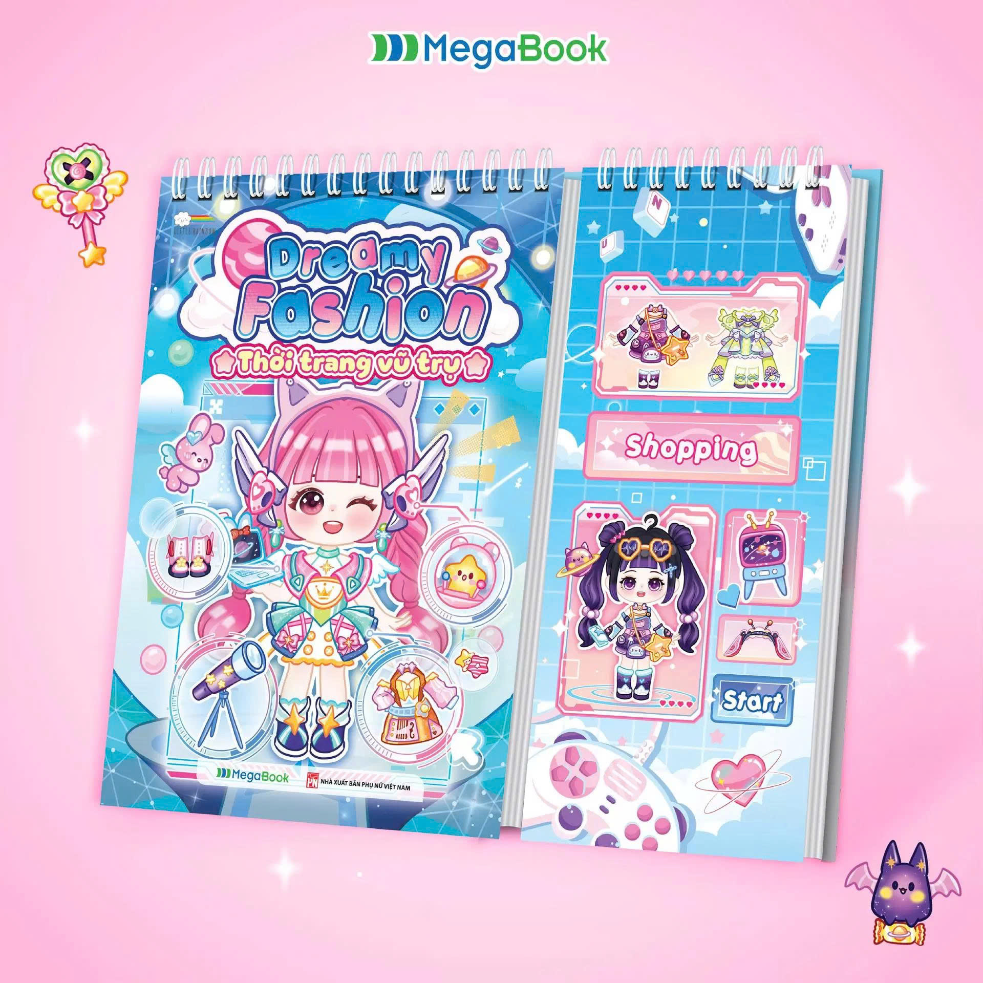 Dreamy Fashion – Thời Trang Vũ Trụ (Bóc Dán Hơn 200+ Sticker Sáng Tạo Cho Bé Gái)