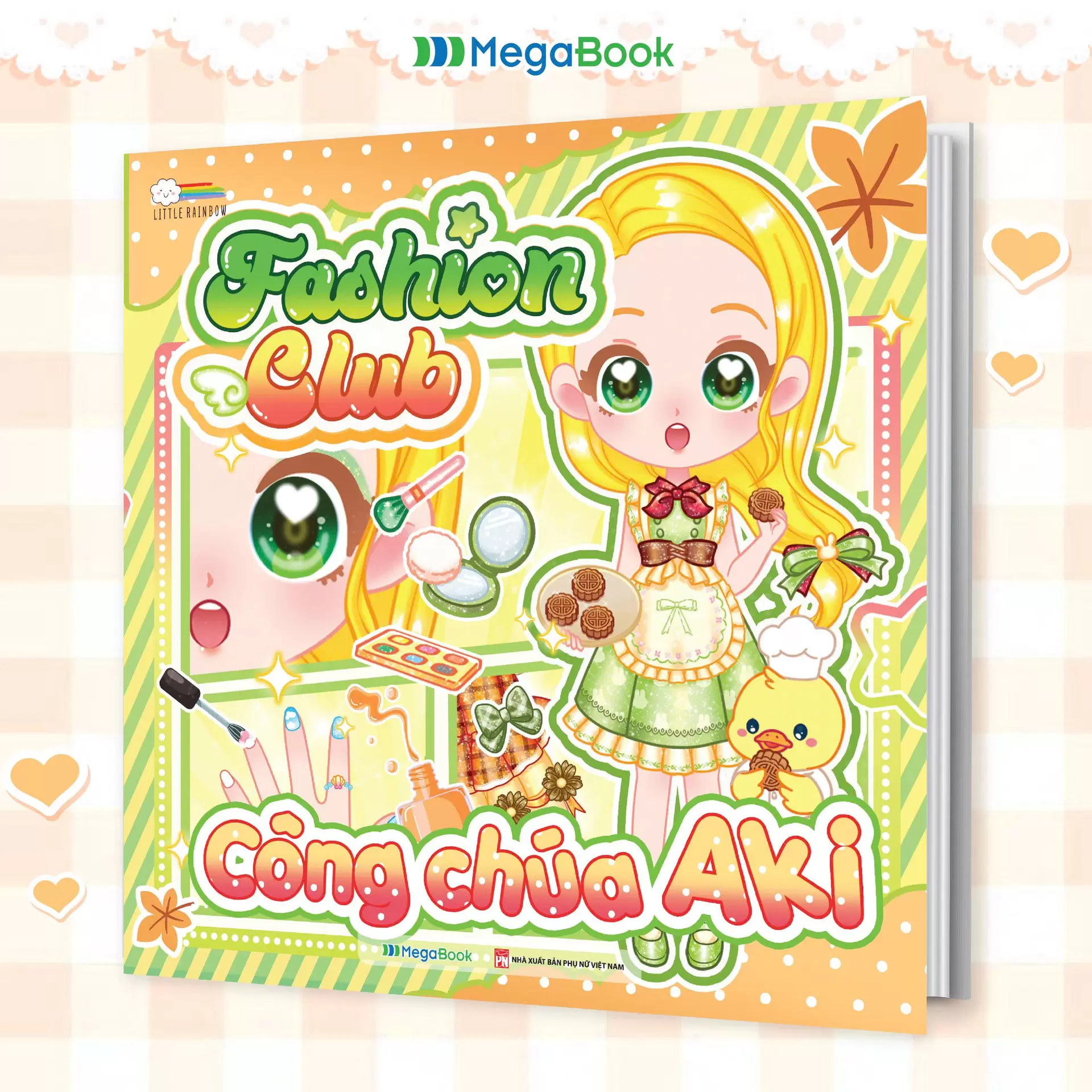 Fashion Club – Công Chúa Aki (Đồ Chơi Bóc Dán 200+ Sticker Cho Bé)