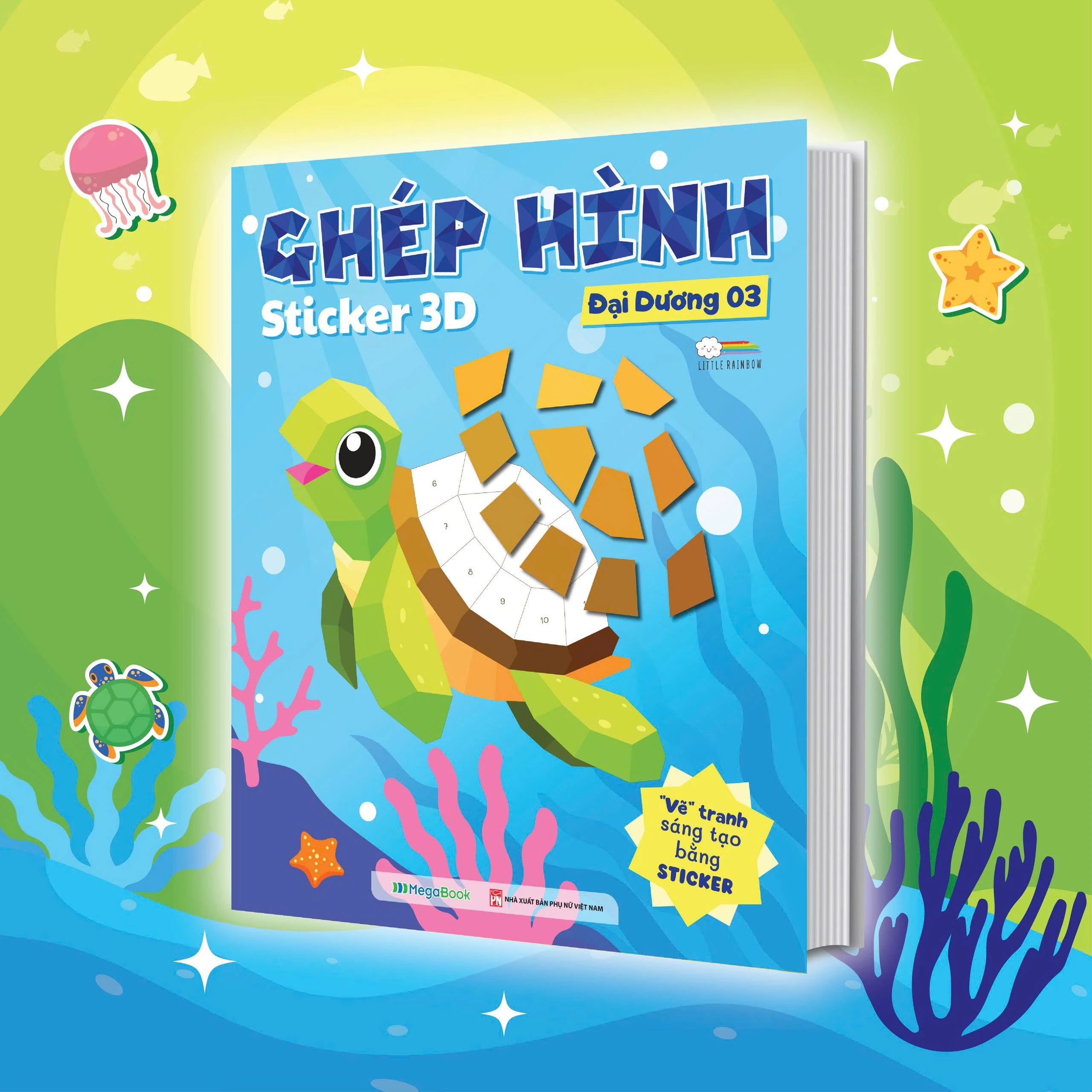 Ghép Hình Sticker 3D – Đại Dương 03