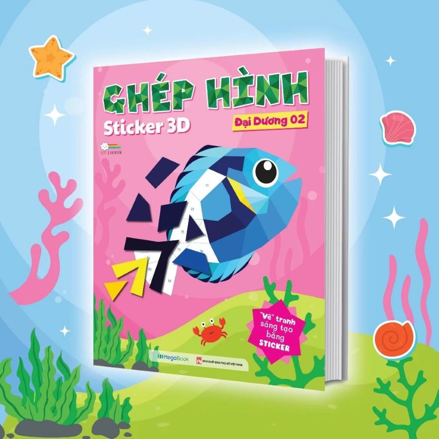 Ghép Hình Sticker 3D – Đại Dương 02